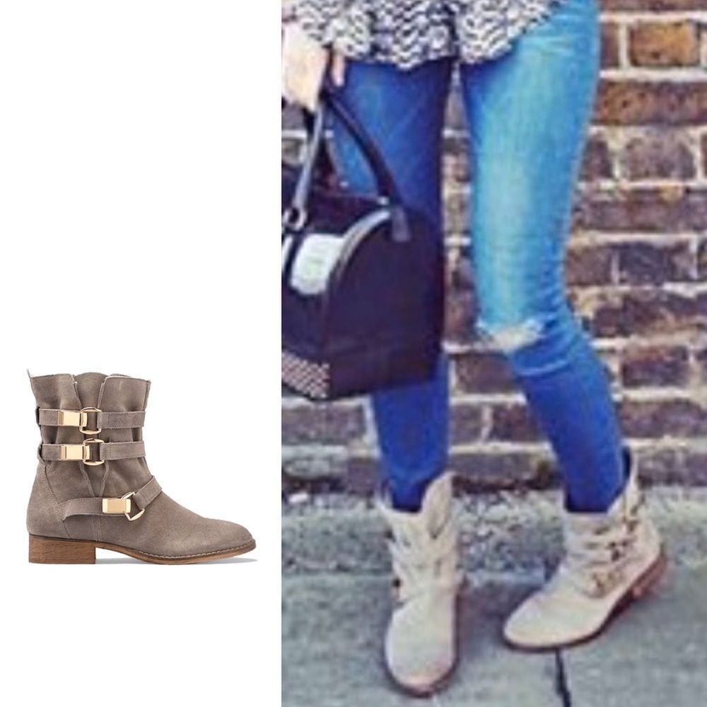 Steve Madden Haggle grey suede boots 9